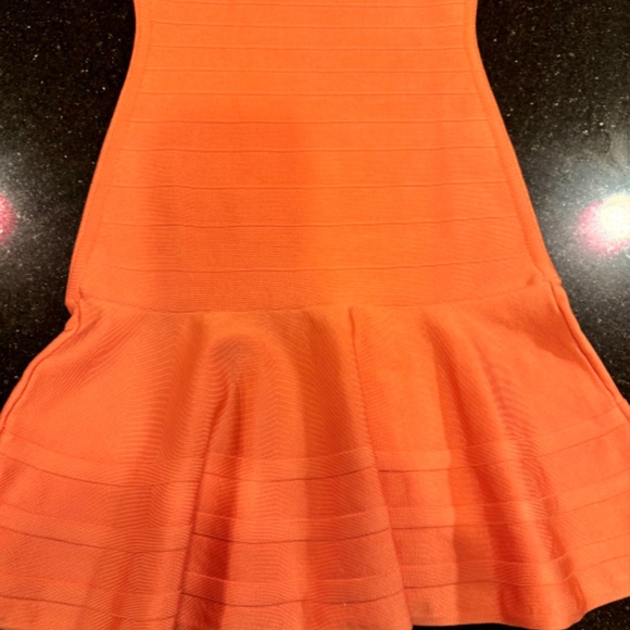 Marciano Coral Bodycon Dress with Silver Straps - Picture 8 of 11